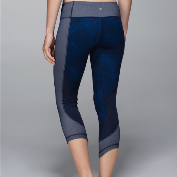 lululemon athletica Pants - Lululemon Limited Edition Sashiko Crops